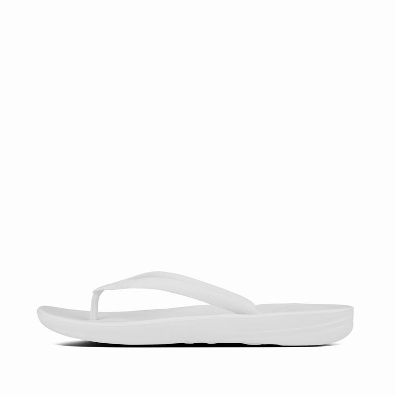 FitFlop Iqushion Ergonomc Weiß - FitFlop Flip Flops Damen Sale [AMXU-32615]